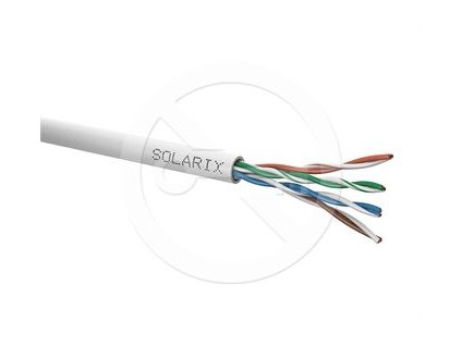 Instalační kabel Solarix CAT5E UTP PVC Eca 100m/box SXKD-5E-UTP-PVC – 24365.cz