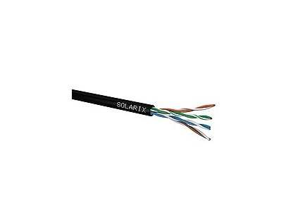 Instalační kabel Solarix CAT5E UTP PE Fca venkovní 305m/box SXKD-5E-UTP-PE – 24365.cz