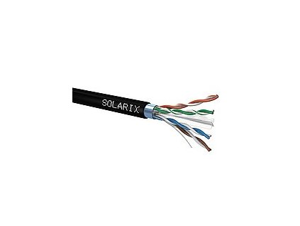 Instalační kabel Solarix CAT6 FTP PE Fca venkovní 500m/cívka SXKD-6-FTP-PE – 24365.cz