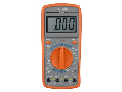 Digitální multimetr Orangjo VC505, LCD, 2xAAA, akust. alarm – 24365.cz