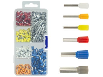 Set Dutinek izolovanáných 0,5mm - 4,0mm balení 600ks – 24365.cz
