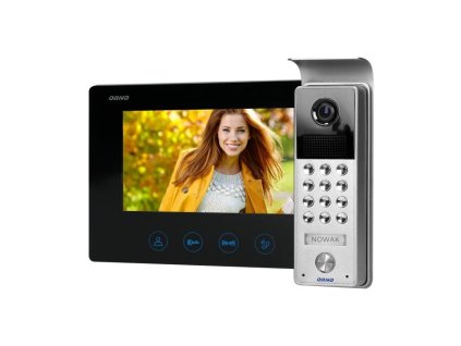 Videozvonek ORNO OR-VID-ME-1056/B CERES, 7" LCD s kodovým zámkem – 24365.cz