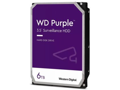 HDD 6TB WD64PURZ Purple 256MB SataIII 5400rpm 3RZ – 24365.cz