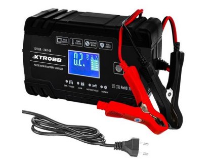 Automatická nabíječka baterií 12V/8A, 24V/4A Xtrobb 22463 – 24365.cz