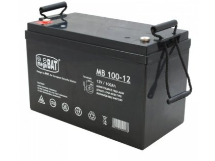 Baterie olověná 12V / 100Ah VRLA MB 100-12 (326/172/242mm) M6 – 24365.cz