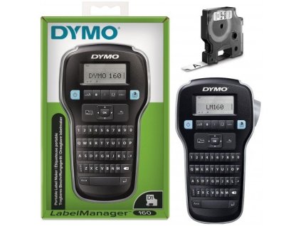 Tiskárna štítků DYMO LabelManager 160 + páska DYMO D1 12mm – 24365.cz