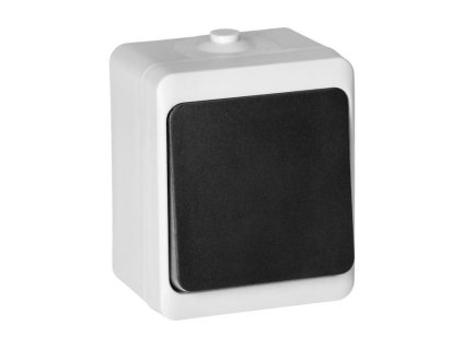 Vypínač Orno AQUATIC MINI IP54 OR-OE-7300/WB černo-bílá – 24365.cz
