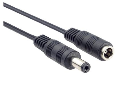 Kabel pro kamery, prodlužovací kabel napájení 5,5/2,1mm, 3m – 24365.cz