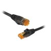 UTP Patch Kabel Lexton RJ45 CAT6E 1m 8P8C 1:1 Černý – 24365.cz