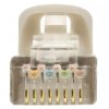 SFTP Patch Kabel Neku 2x RJ45 CAT7 PiMF, PE, PoE, 10m, šedý – 24365.cz