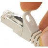SFTP Patch Kabel Neku 2x RJ45 CAT7 PiMF, PE, PoE, 10m, šedý – 24365.cz