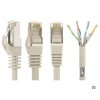 SFTP Patch Kabel Neku 2x RJ45 CAT7 PiMF, PE, PoE, 15m, šedý – 24365.cz