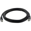 UTP Patch Kabel Neku 2x RJ45 CAT6 1m, černý – 24365.cz