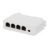 Switch PoE a Extender PULSAR 1xPoE IN 3xPoE OUT, na DIN lištu – 24365.cz