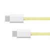 Kabel USB-C / USB-C 60W 1,5 m žlutý Kruger&Matz KM1271-1,5Y Basic – 24365.cz