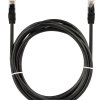 UTP Patch Kabel Neku 2x RJ45 CAT5e 0,25m, černý – 24365.cz
