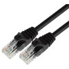 UTP Patch Kabel Neku 2x RJ45 CAT5e 0,25m, černý – 24365.cz