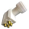 DI-WAY LNB QUAD 0,1dB, WHITE LEOPARD LINE – 24365.cz