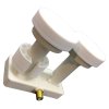 DI-WAY LNB MONOBLOCK SINGLE 0,1dB 4,3st, WHITE LEOPARD LINE – 24365.cz
