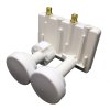 DI-WAY LNB MONOBLOCK TWIN 0,1dB 4,3st, WHITE LEOPARD LINE – 24365.cz