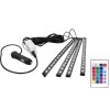 Vnitřní osvětlení automobilu 4xRGB 15LED pásek 12V D.O., IP54 – 24365.cz