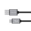 Kabel USB Kruger&Matz KM1240 USB-C / USB-C 1,8m černý – 24365.cz