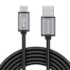 Kabel USB Kruger&Matz KM1240 USB-C / USB-C 1,8m černý – 24365.cz