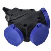 Zásuvka rozbočka 3x 230V (2P + Z /16A/ 230V AC), IP44 ORNO OR-AE-13209 – 24365.cz