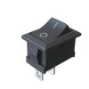 Přepínač kolébkový RS601 2pol./2pin ON-OFF 250V/6A černý – 24365.cz