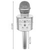 Karaoke mikrofon WS-858 / Izoxis 22188 SILVER – 24365.cz