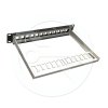 Patch panel Solarix 10" modulární neosazený 12 portů 1U SX12M-0-STP-BK-UNI-N-10 – 24365.cz