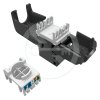 Samořezný keystone Solarix CAT5E UTP SXKJ-5E-UTP-BK-SA – 24365.cz