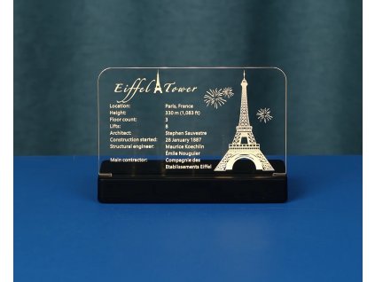 led nameplate for lego eiffel tower 10307 3 1000x
