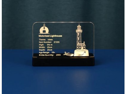 led nameplate for lego motorized lighthouse 21335 4 1000x