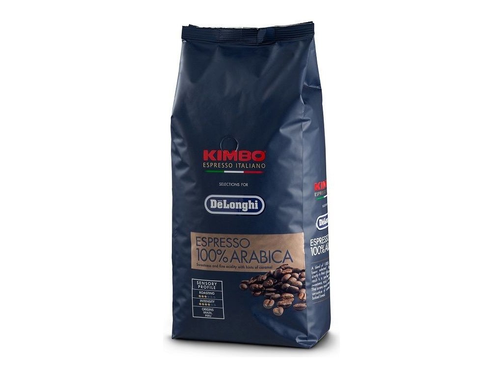 DeLonghi Kimbo Espresso 100% Arabica zrnková Káva 1 kg