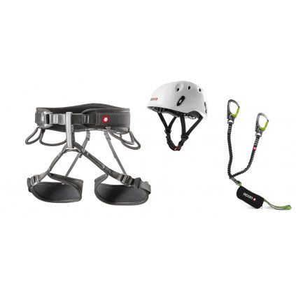 VIA FERRATA TWIST PAIL SET (Barva Grey, Velikost XS-M)