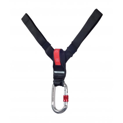 V-Carabiner (Barva Black / Red, Velikost M-L)