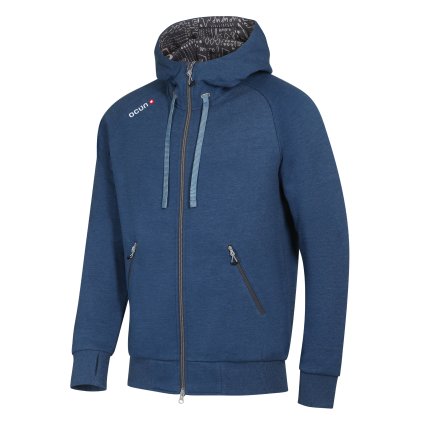 HOODIE ZIPPER MEN (Pohlavi M, Velikost S, Barva Blue Opal / Excalibur)