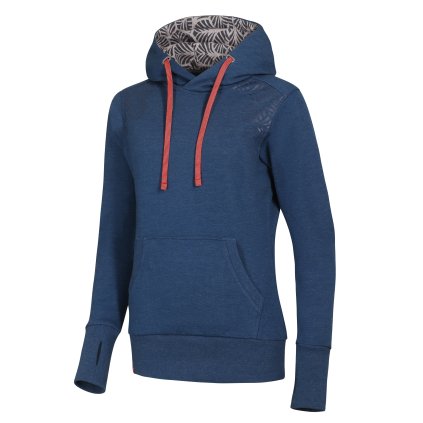 HOODIE WOMEN (Pohlavi F, Velikost XS, Barva Blue Opal / Silver Scone)