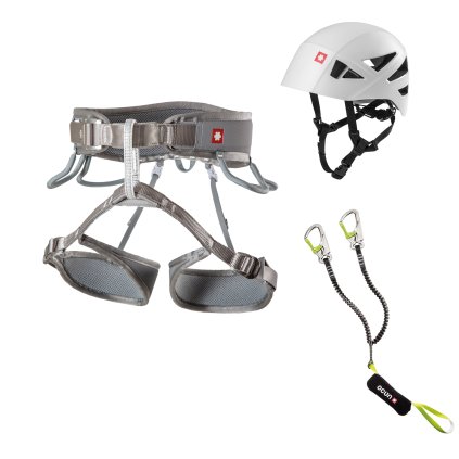 VIA FERRATA TWIST SHARD SET (Velikost XS-M, Barva Grey Silver / Green)