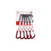 HAWK QD WIRE BIO-DYN-RING 15 mm 10 cm 5-pack (Barva Red)