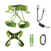 VIA FERRATA TWIST+CHEST SET (Barva Green, Velikost XS-M)
