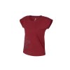KIMO T Women LEAFS (Pohlavi F, Velikost XS, Barva Red Oxblood)