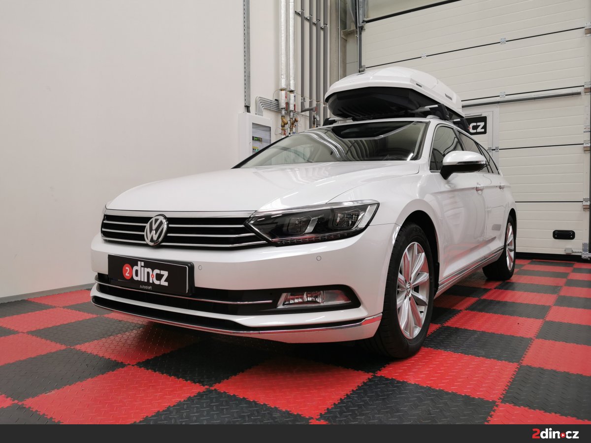 VW Passat B8 – Výměna audio systému a kompletní odhlučnění