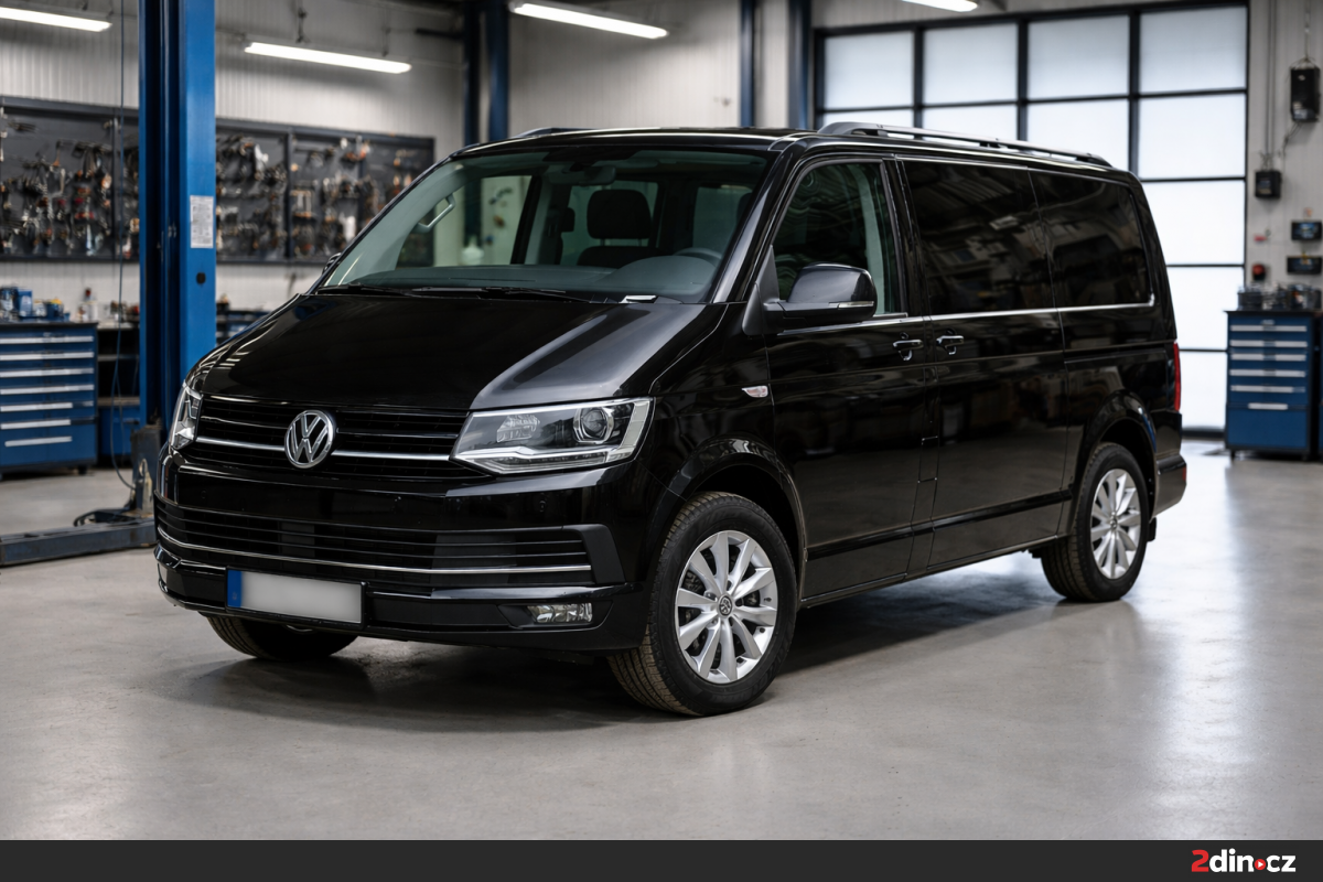 VW Caravelle T6 – Kompletní odhlučnění, nový zvuk a rozšířená multimédia