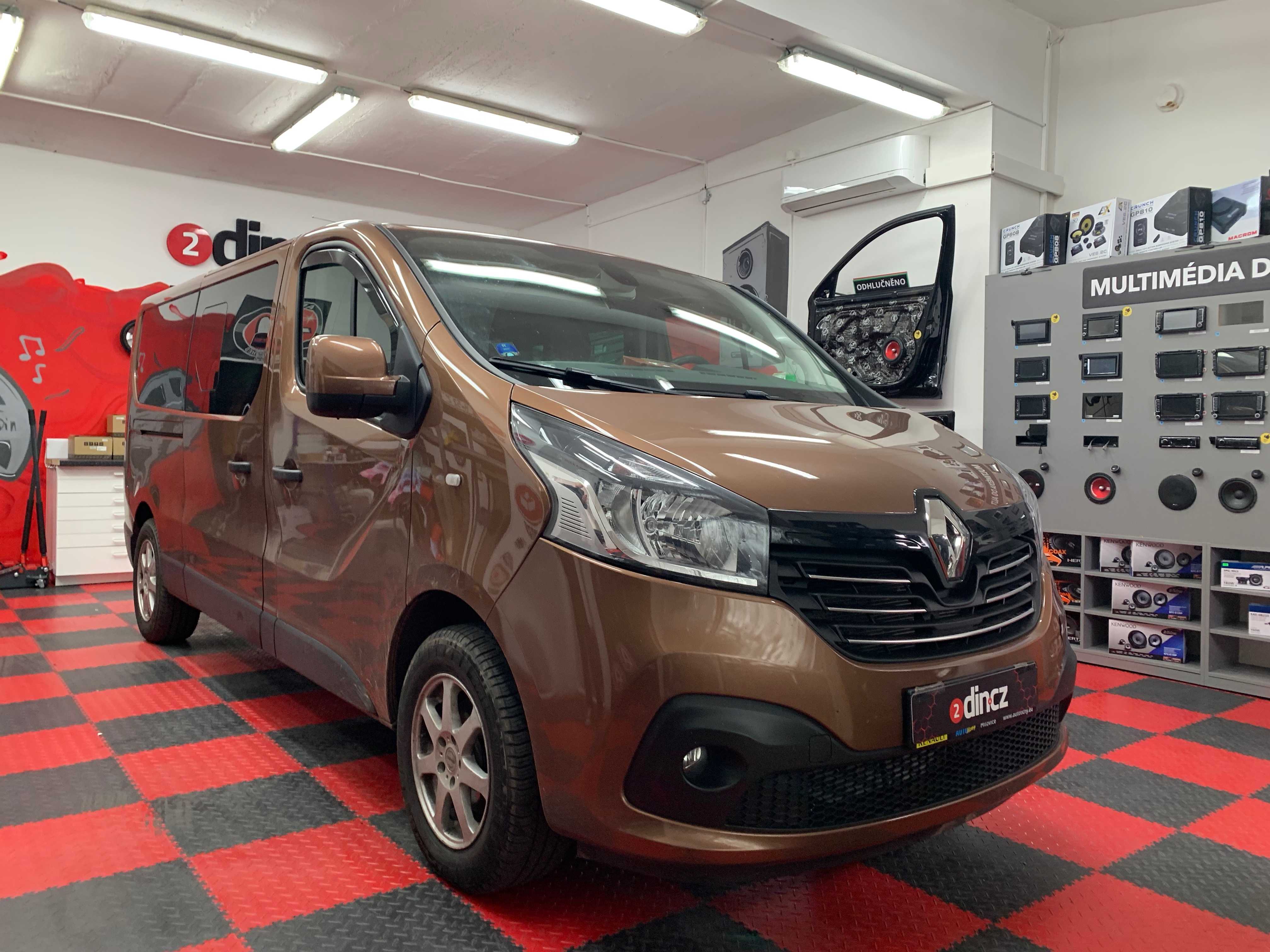 Renault Trafic - Kompletní odhlučnění a montáž reproduktorů