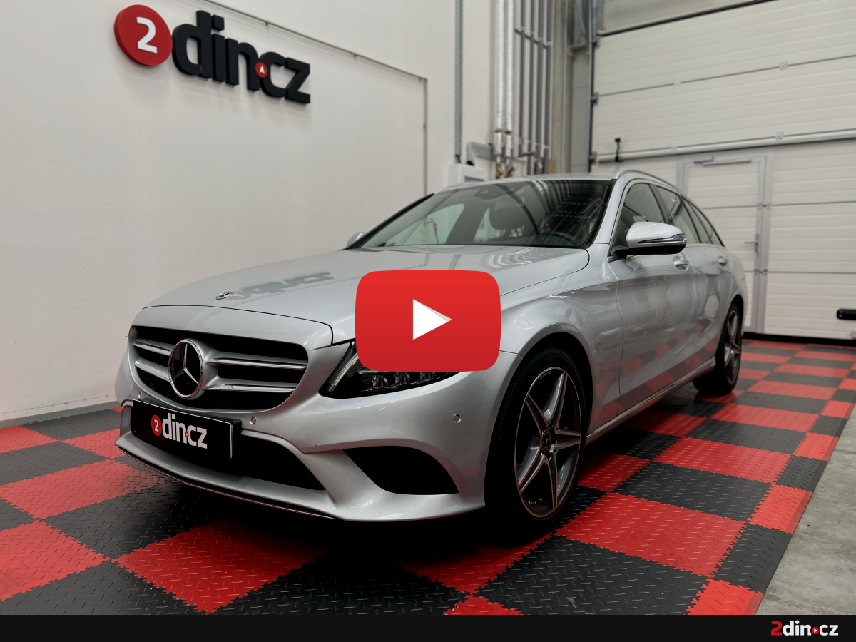 Mercedes-Benz C W205 - Kompletní přestavba audio systému včetně částečného odhlučnění