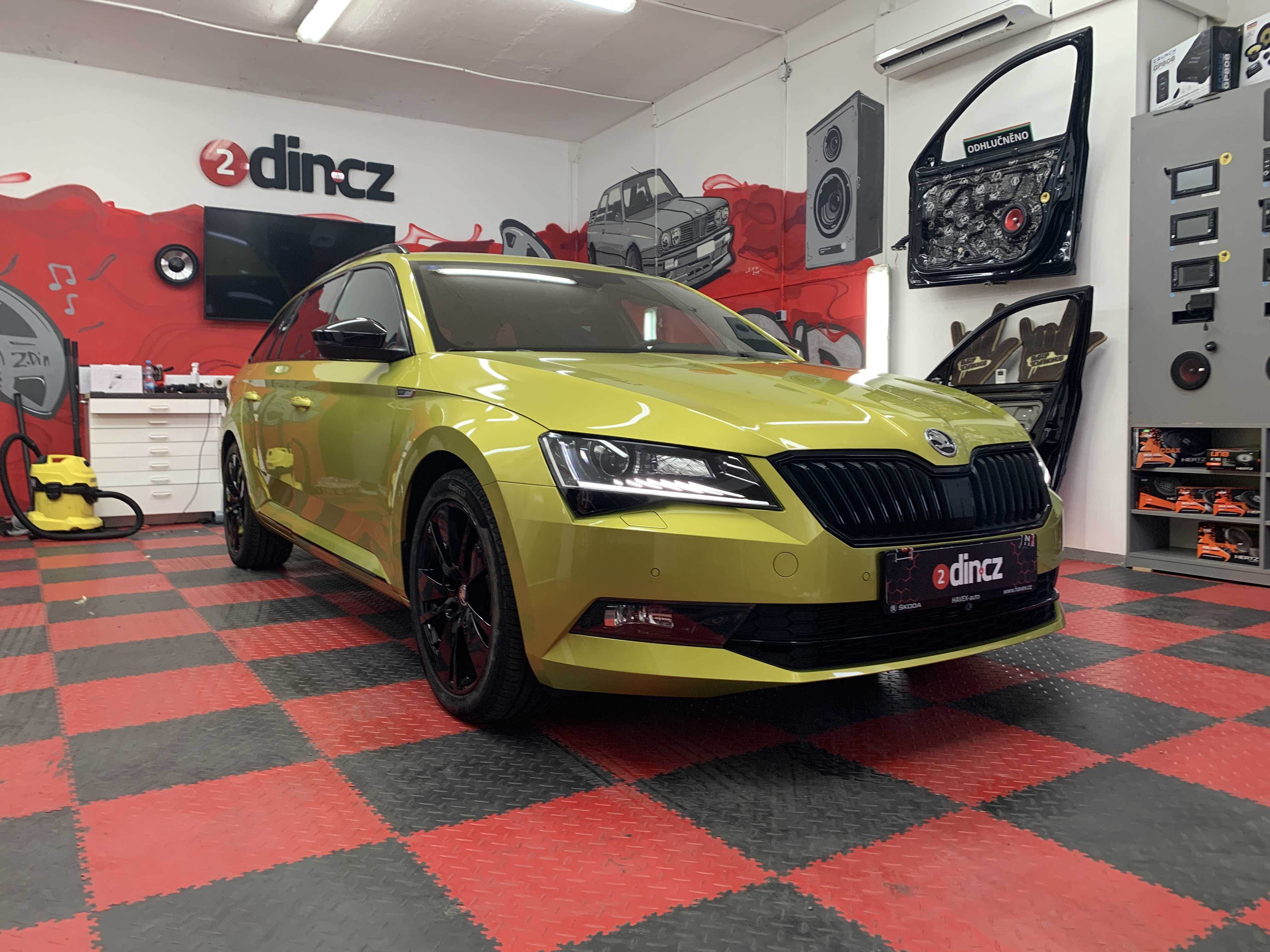 Škoda Superb III Sportline - Kompletní odhlučnění