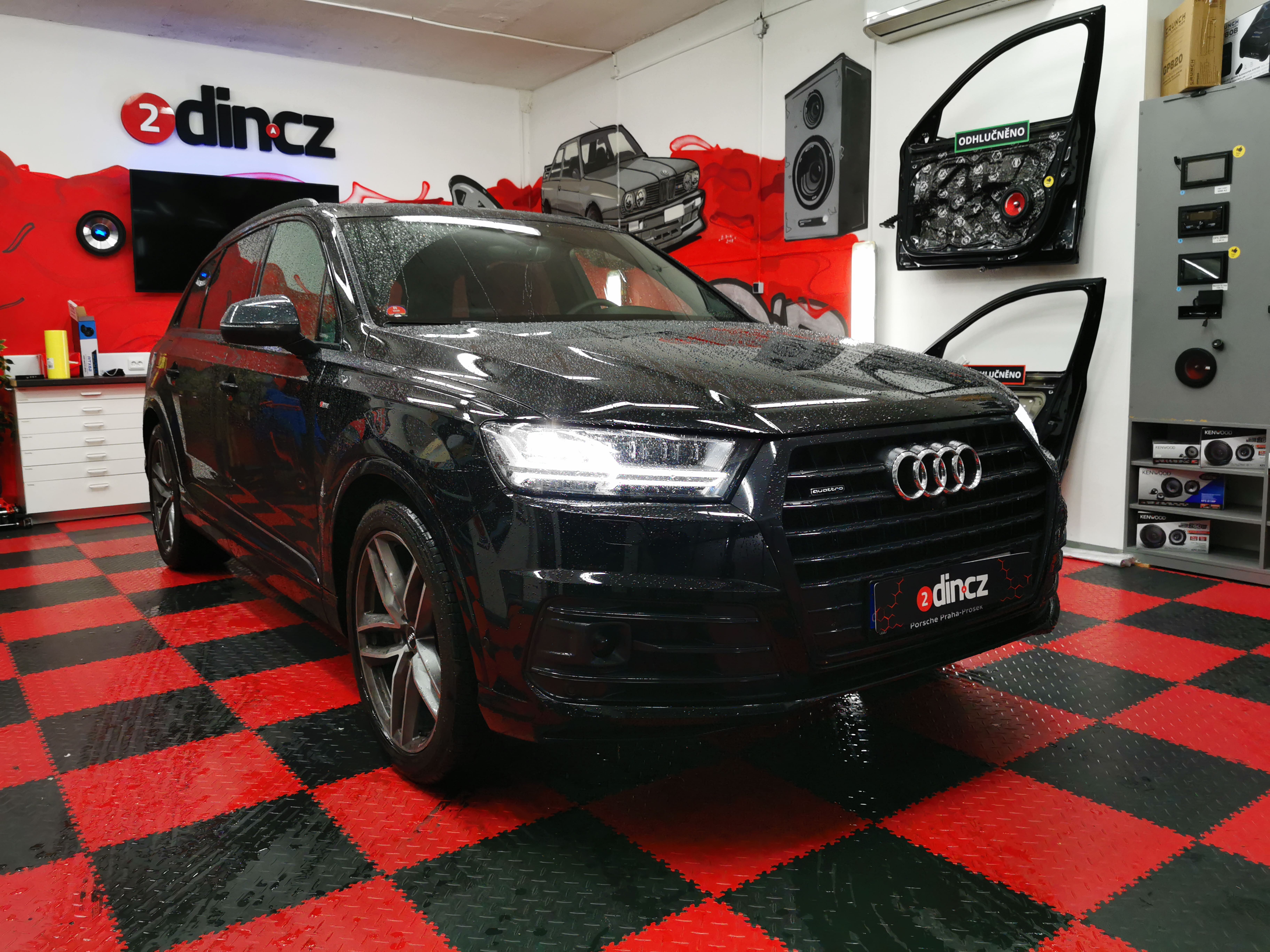 Audi Q7 Sline - Kompletní odhlučnění