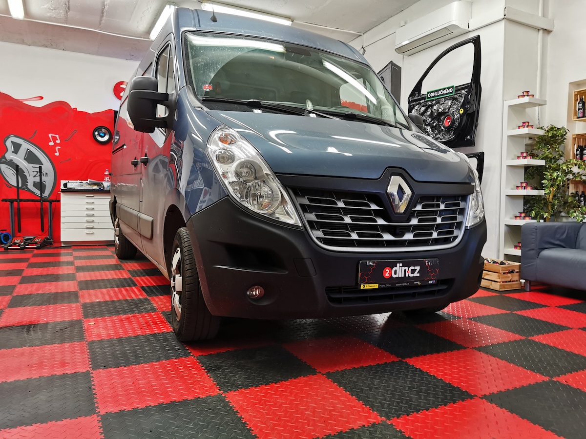 Renault Master - základní ozvučení dodávky